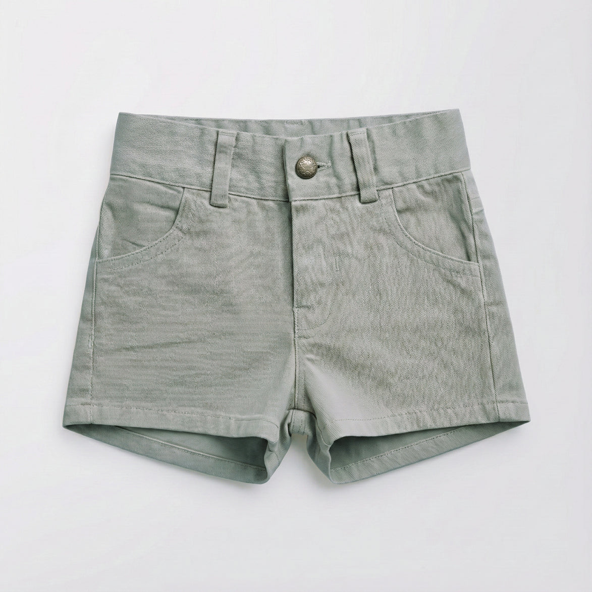 Pantalón corto denim piedra