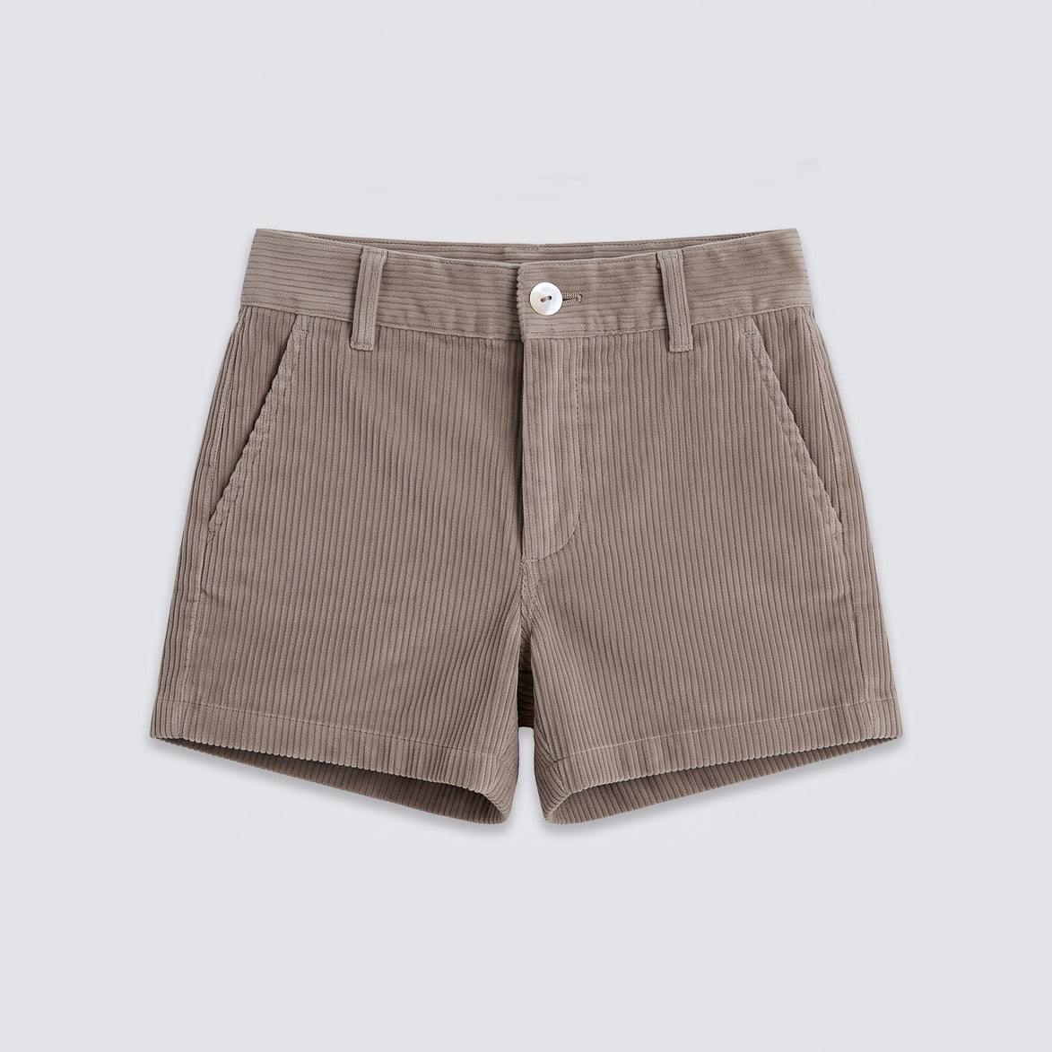 Pantalón corto pana topo