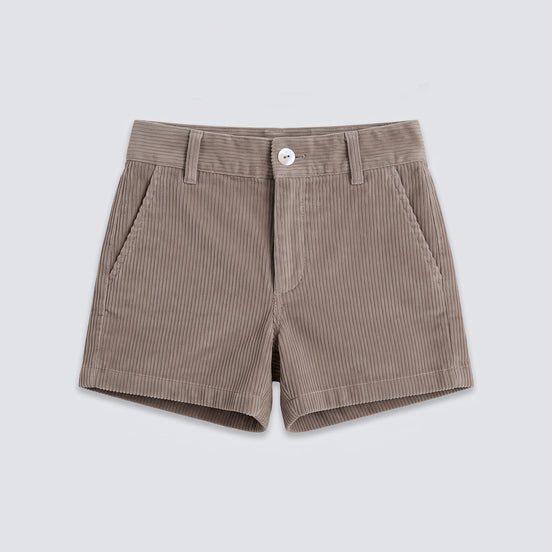 Pantalón corto pana topo