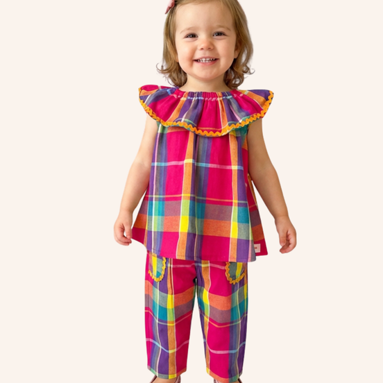 Blusa cuello volante Circus