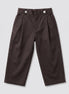 Pantalón pinzas chocolate