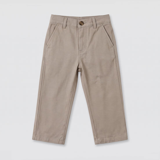 Pantalón recto topo