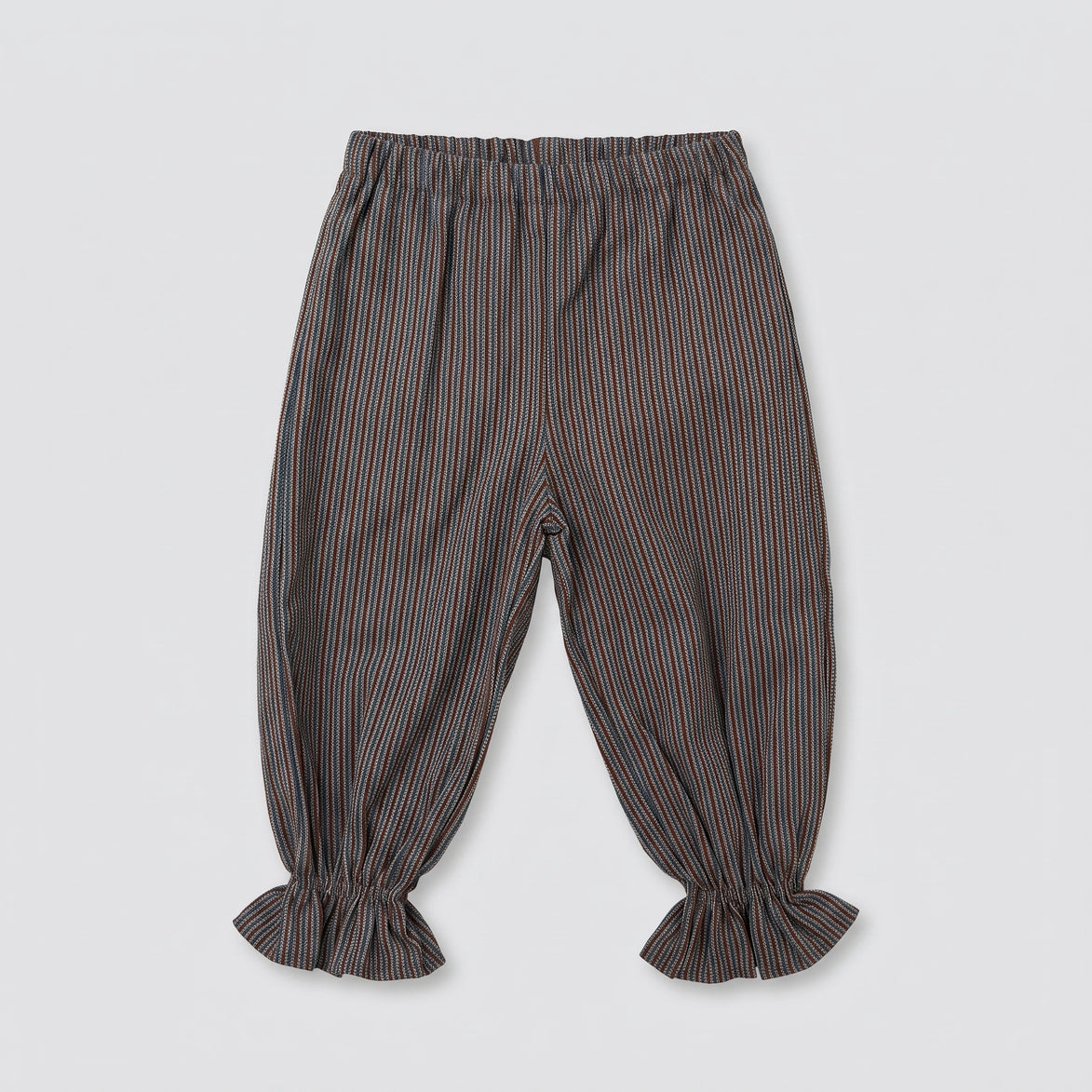 Pantalón niña rayas marrón