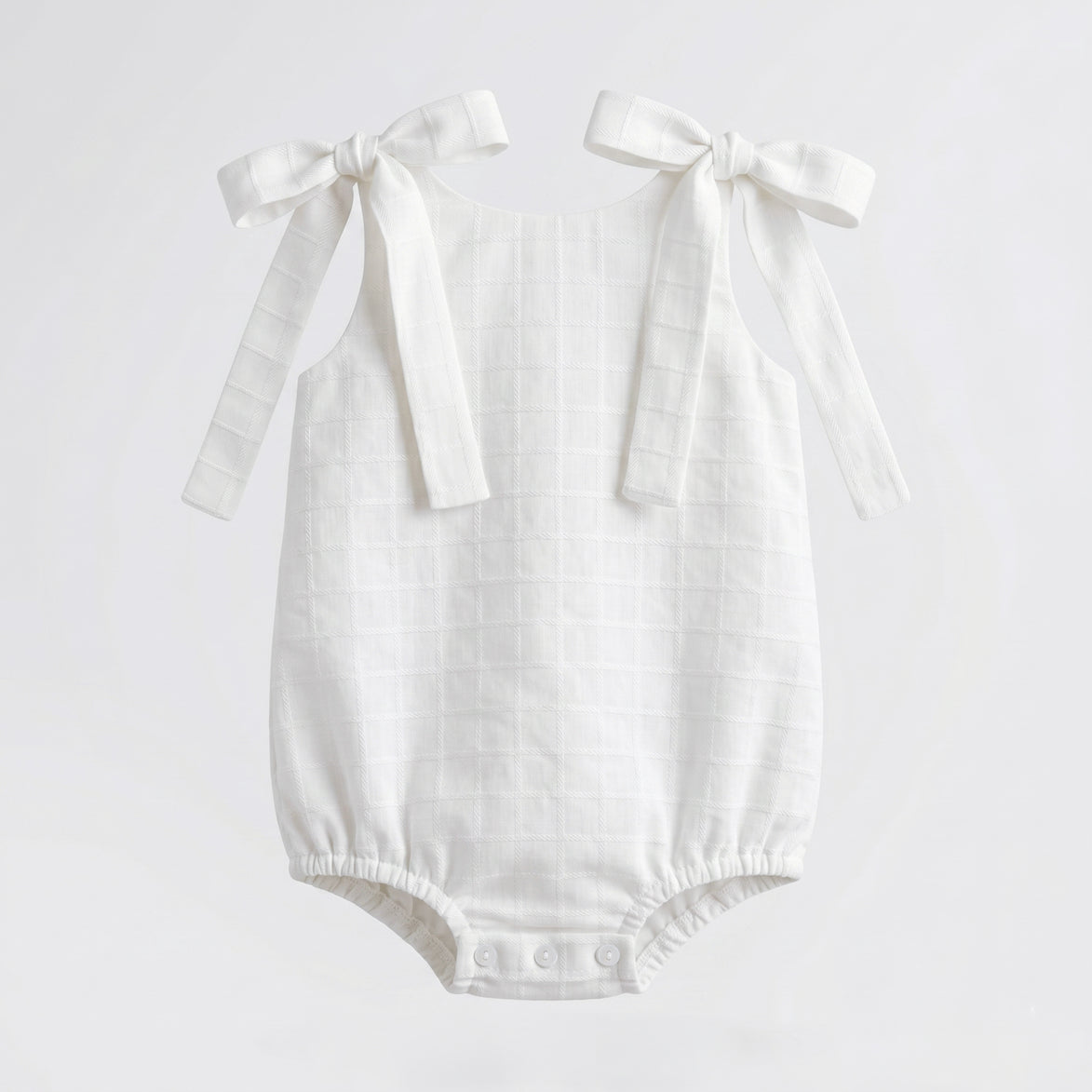 Pelele Mateo Cuadritos Blanco