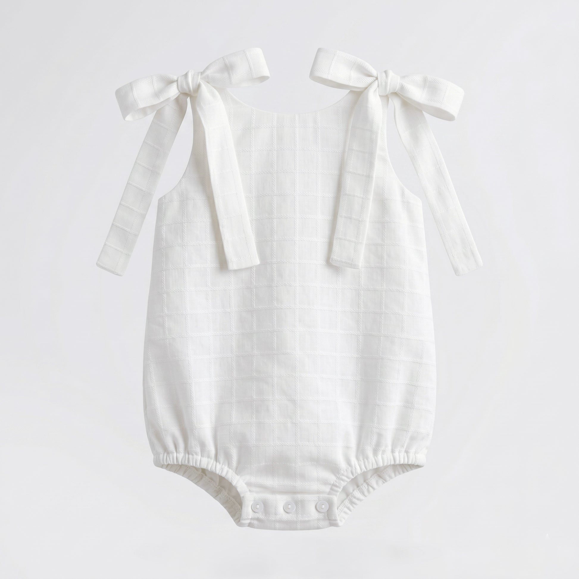 Pelele Mateo Cuadritos Blanco