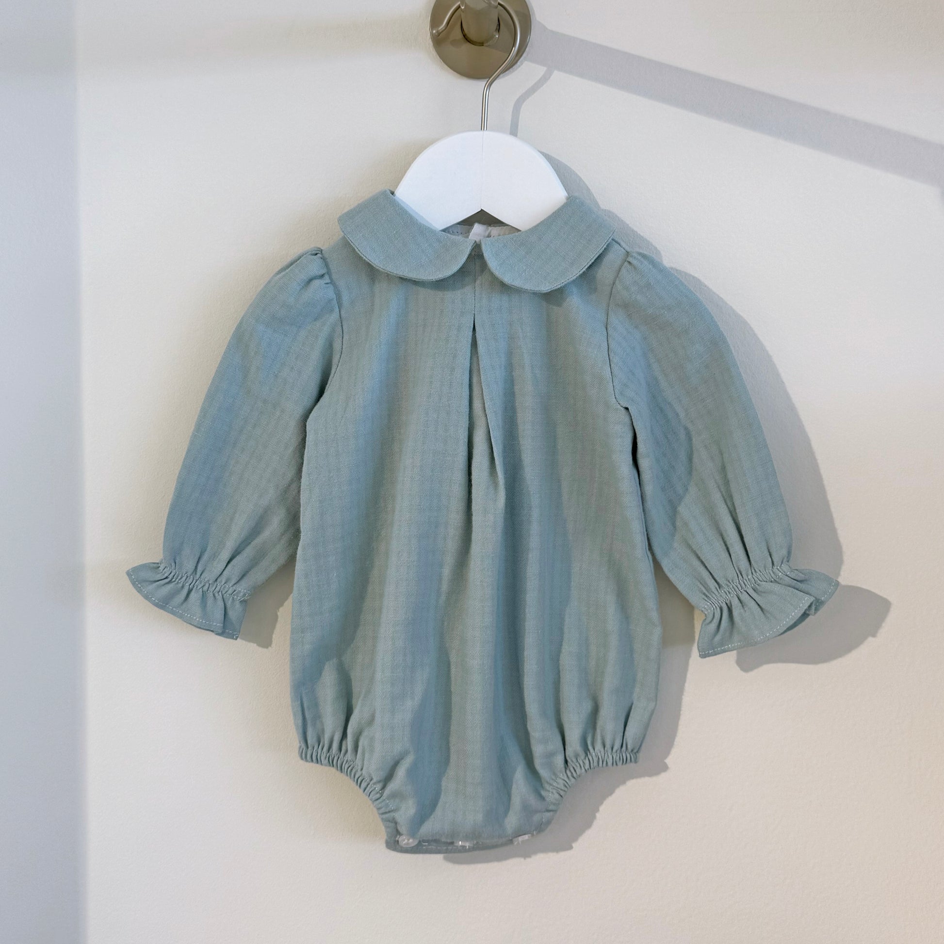 Pelele básico verde agua