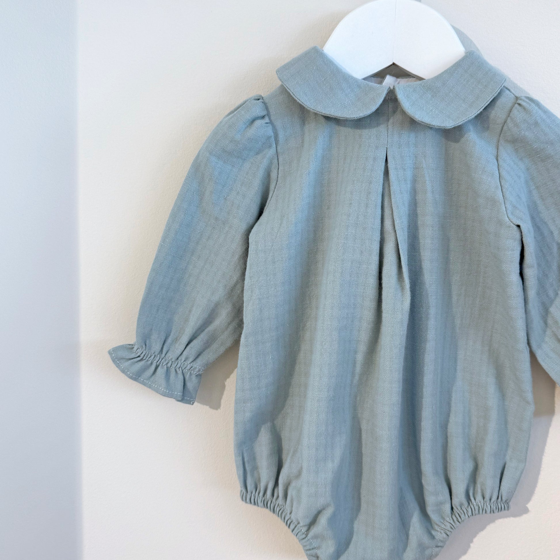 Pelele básico verde agua