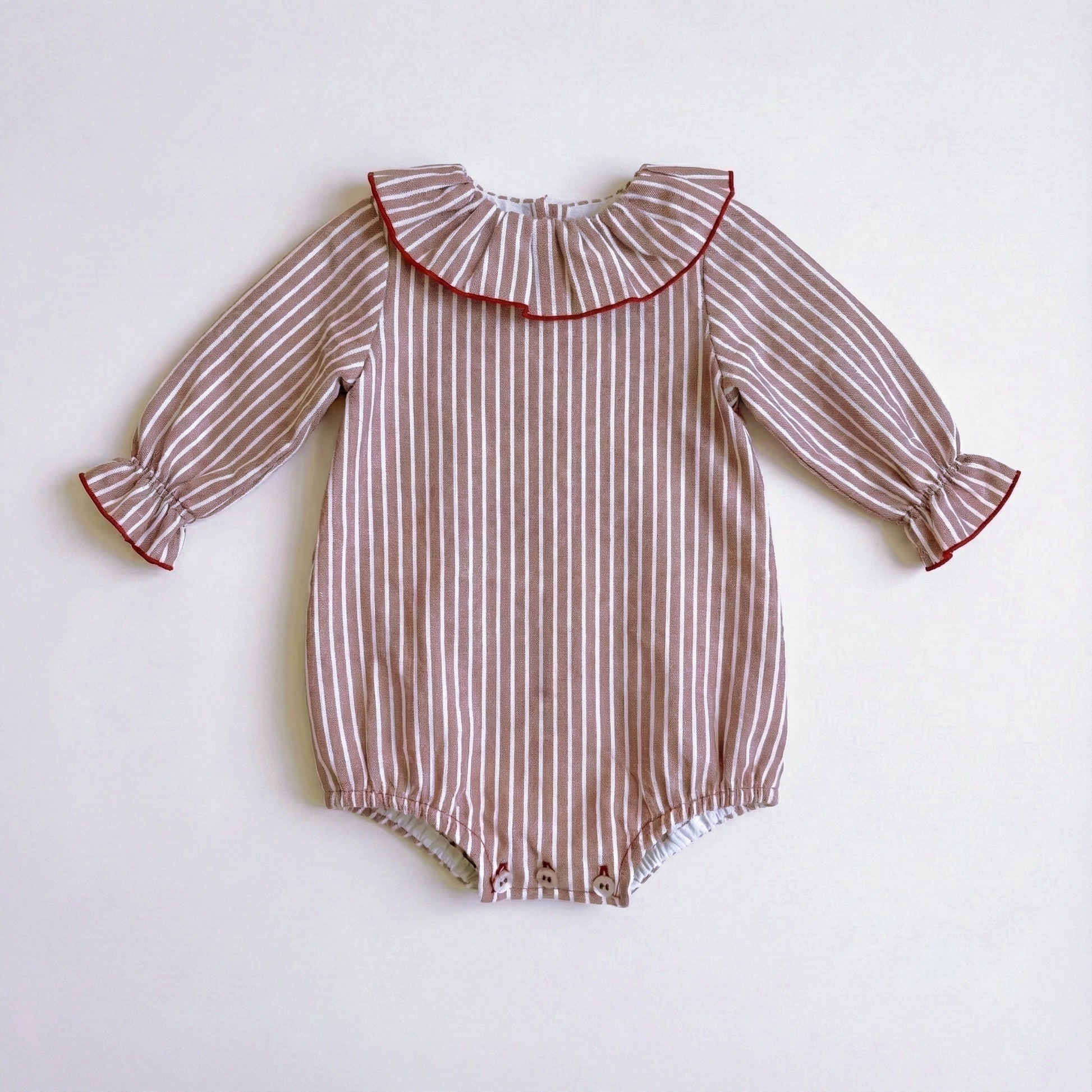 Pelele Bilbao rayas rojas