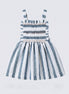 Pichi Smock Rayas Azul Denim
