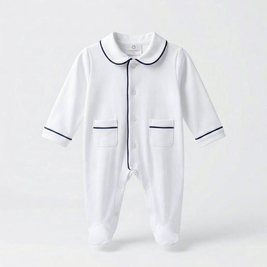 Pijama Enterizo Alex Blanco