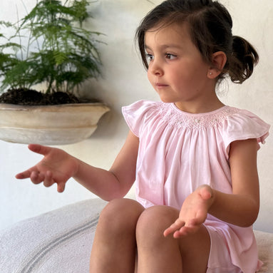 Pijama Sofía Corto Rosa