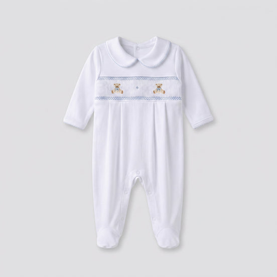 Pijama enterizo ositos celeste