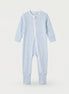 Pijama sin pies rayas celeste