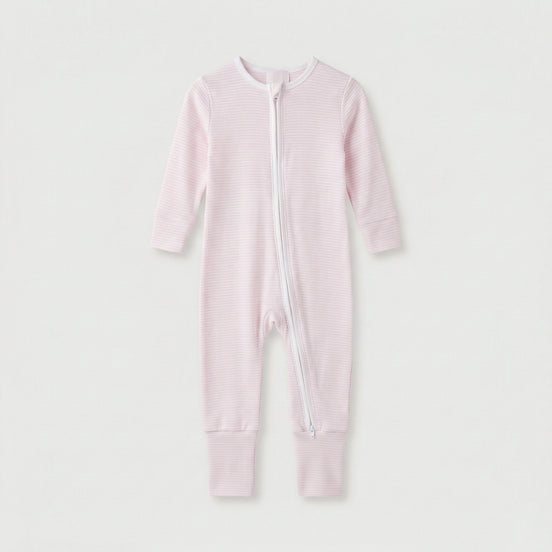 Pijama sin pies rayas rosa