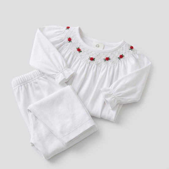 Pijama Sofía Largo Blanco
