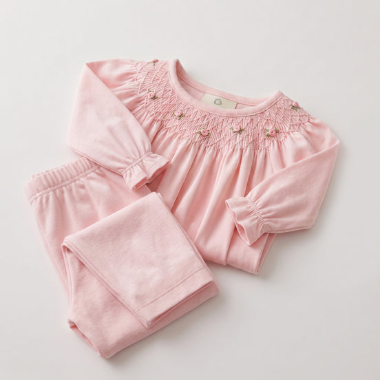 Pijama Sofía Largo Rosa