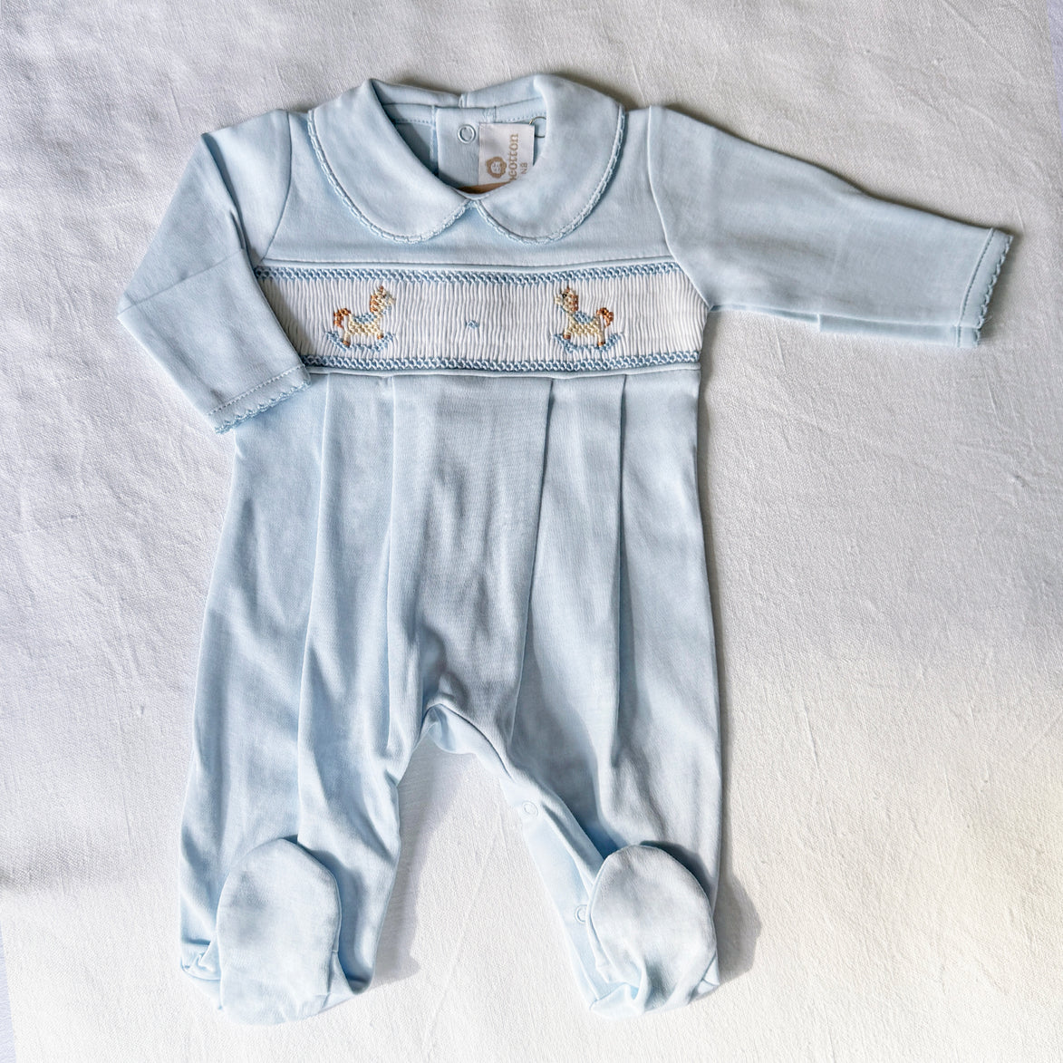 Pijama enterizo ponis celeste