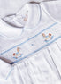 Pijama enterizo ponis blanco