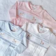 Pijama enterizo ponis rosa