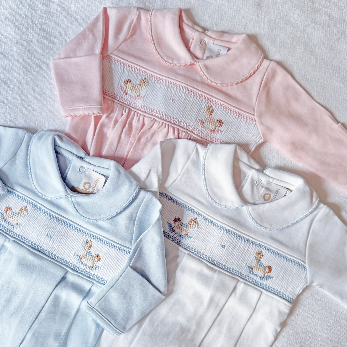 Pijama enterizo ponis rosa