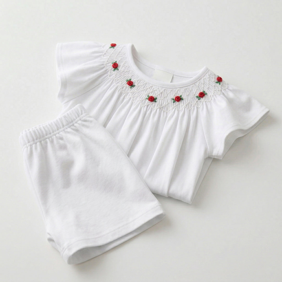 Pijama Sofía Corto Blanco