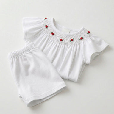 Pijama Sofía Corto Blanco