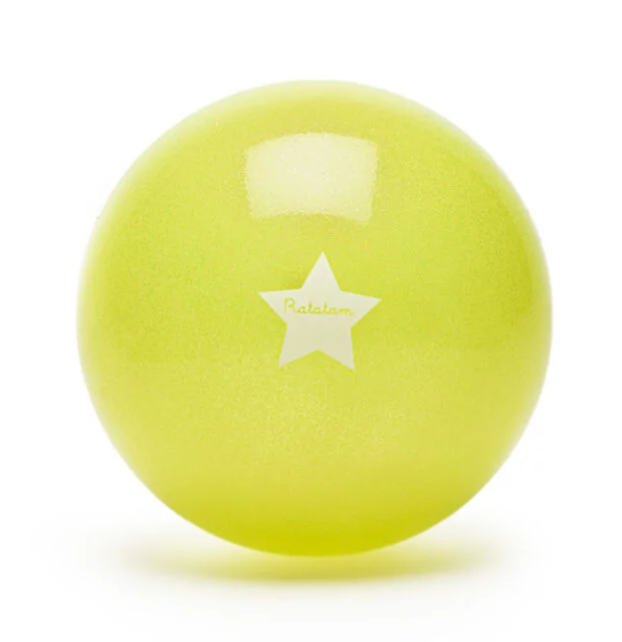 Pelota Glitter Amarilla