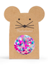 Pelota Saltarina Ratón Confeti Rosa