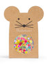 Pelota Saltarina Ratón Confeti Amarillo
