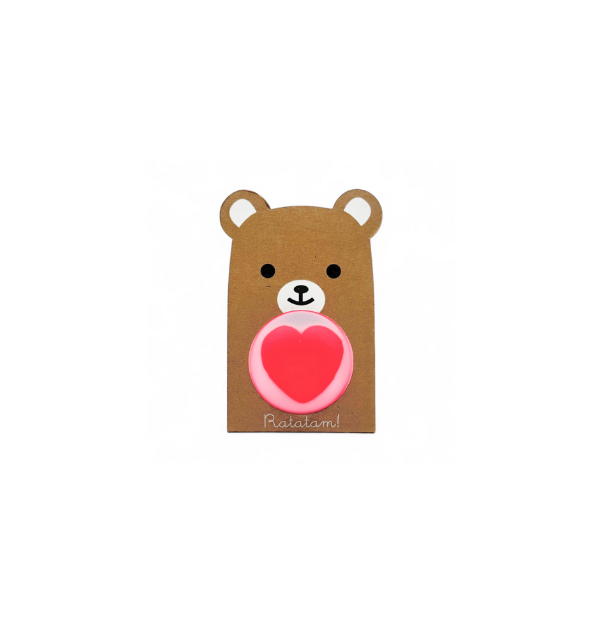 Pelota Saltarina Oso Rosa