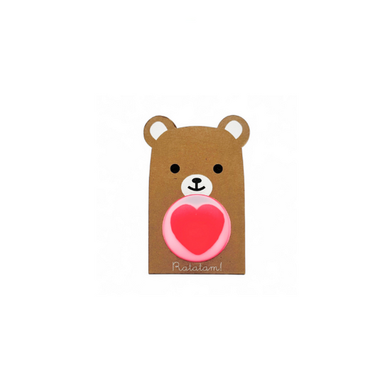 Pelota Saltarina Oso Rosa