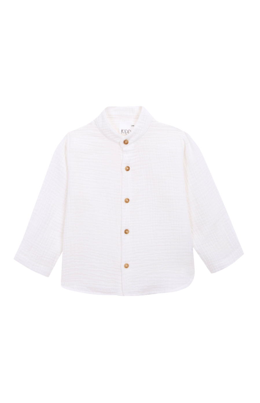 Camisa mao bambula blanca