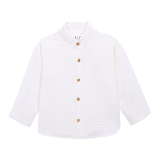 Camisa mao bambula blanca
