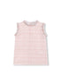Blusa vichy rosa y flores