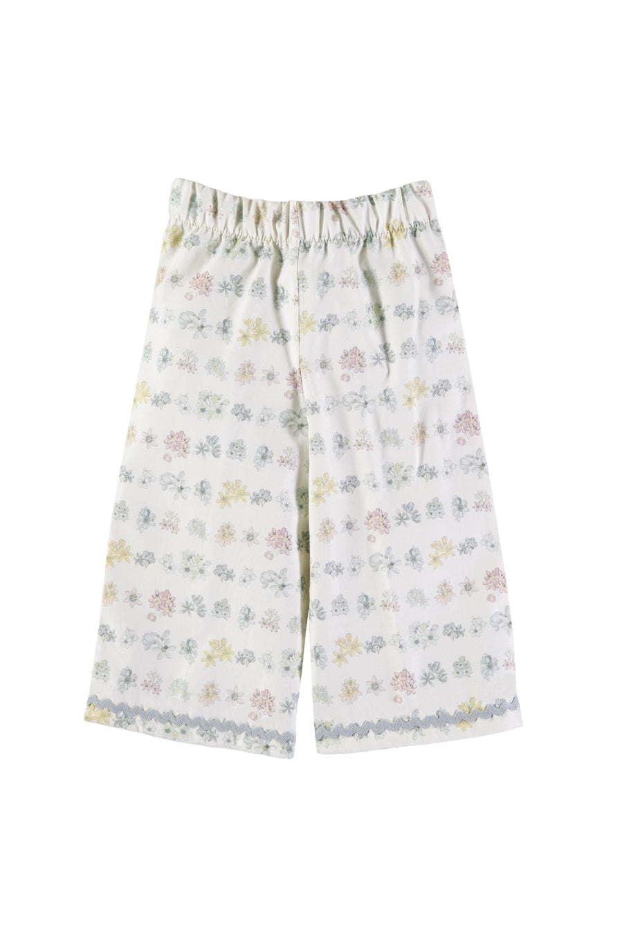 Pantalón ancho flores organic