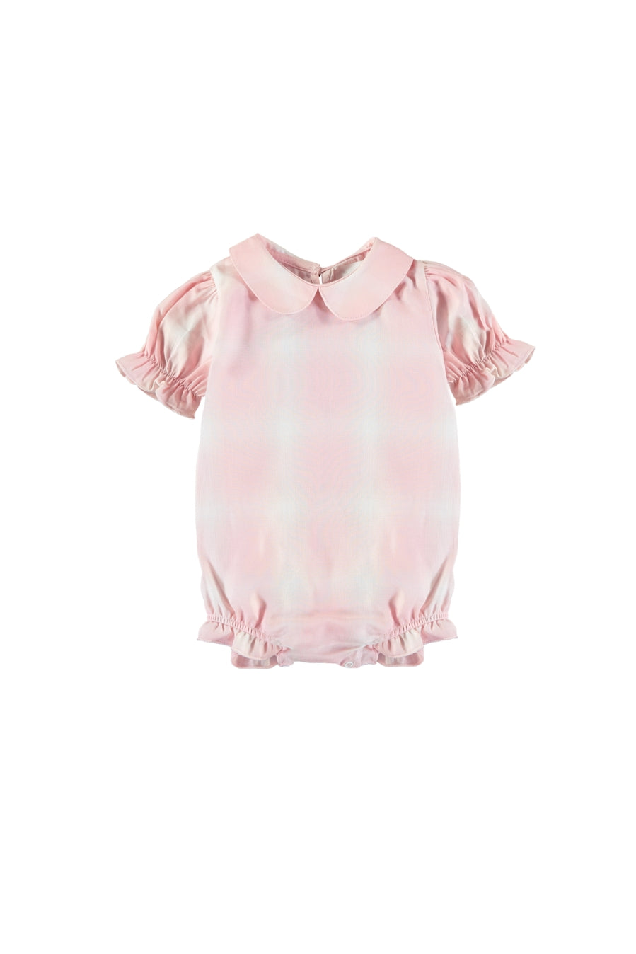 Pelele Girlie tartán rosa y blanco