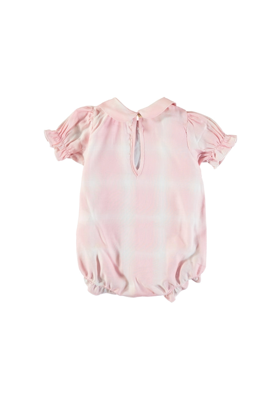 Pelele Girlie tartán rosa y blanco