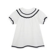 Vestido Francés Bambula Blanca