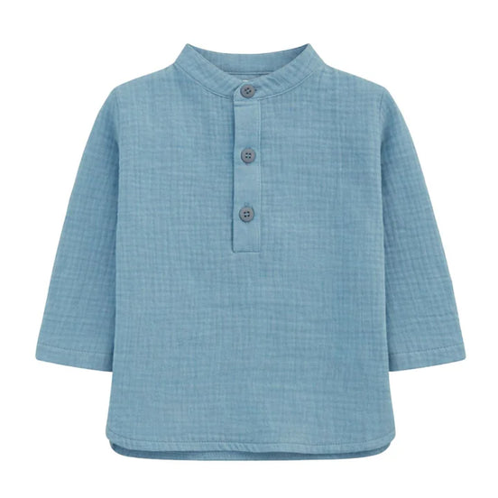 Polera cuello mao azul Tormentino