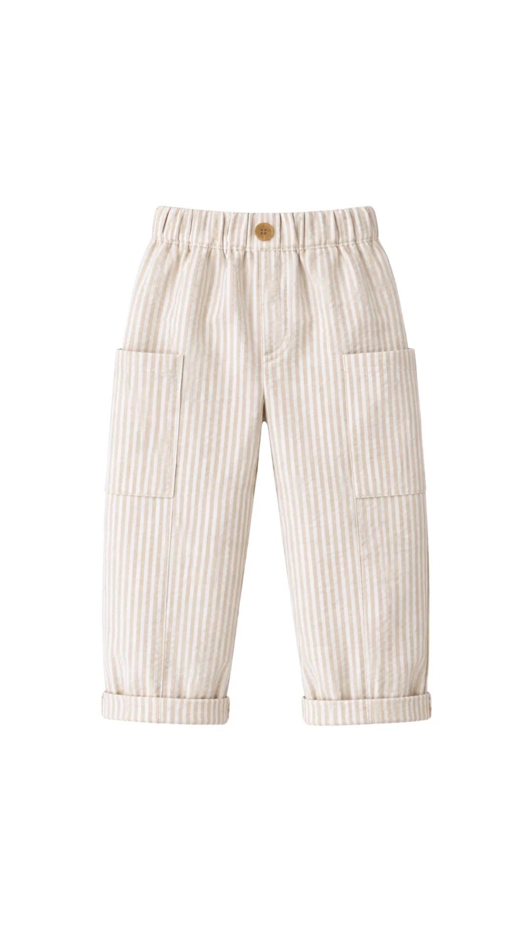 Pantalón Cargo Rayas Topino