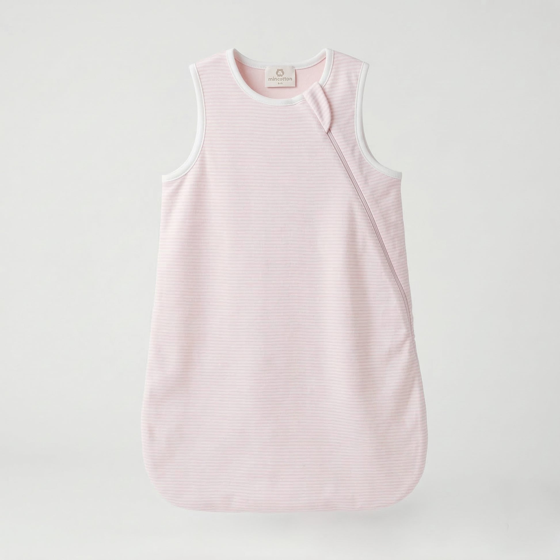 Saco de dormir rayas rosa