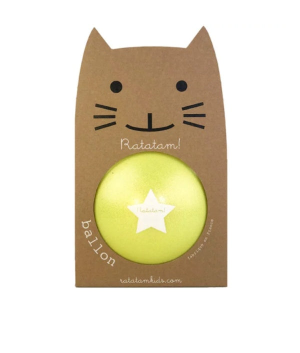 Pelota Glitter Amarilla