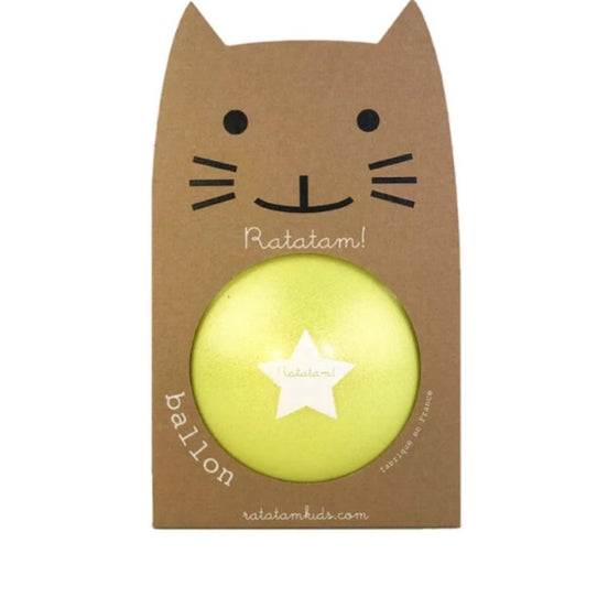 Pelota Glitter Amarilla
