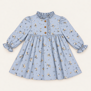 vestido Inés Celeste