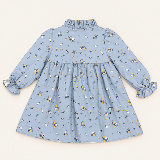 vestido Inés Celeste