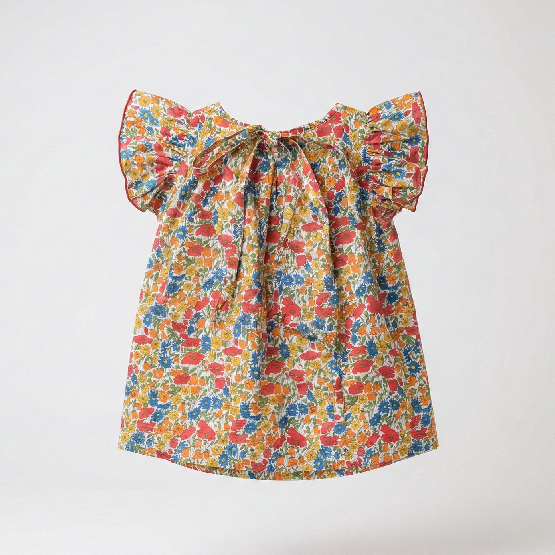 Vestido Volantes Liberty Poppy