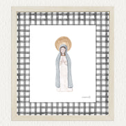 Lámina Virgencita - negro