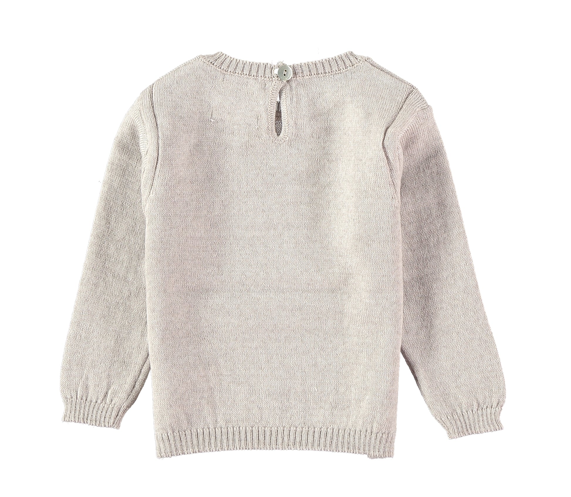 Jersey redondo merino beige