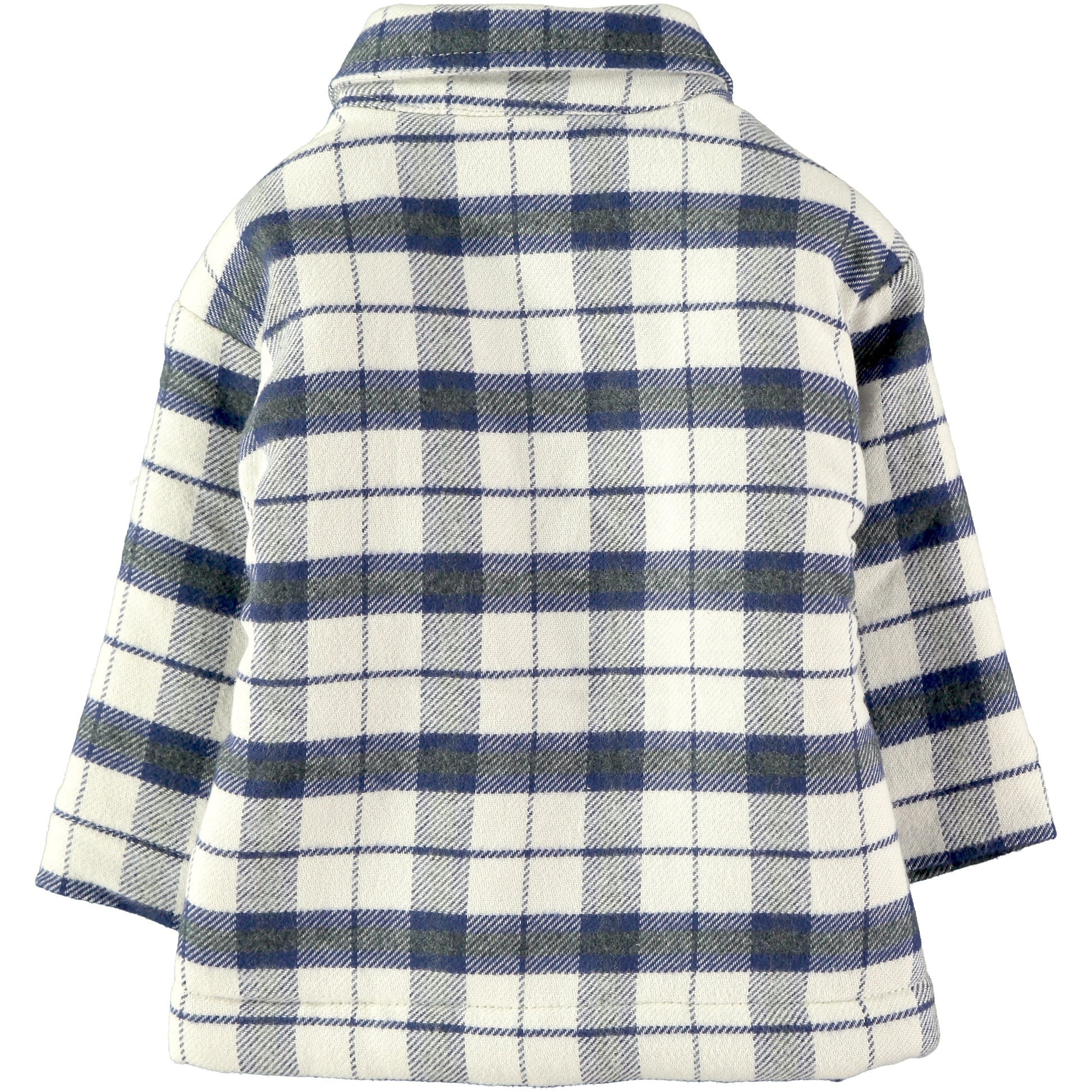 Sobrecamisa/Abrigo cuadros borrego