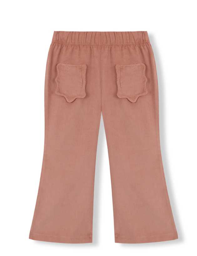 Pantalón campana micropana rosa